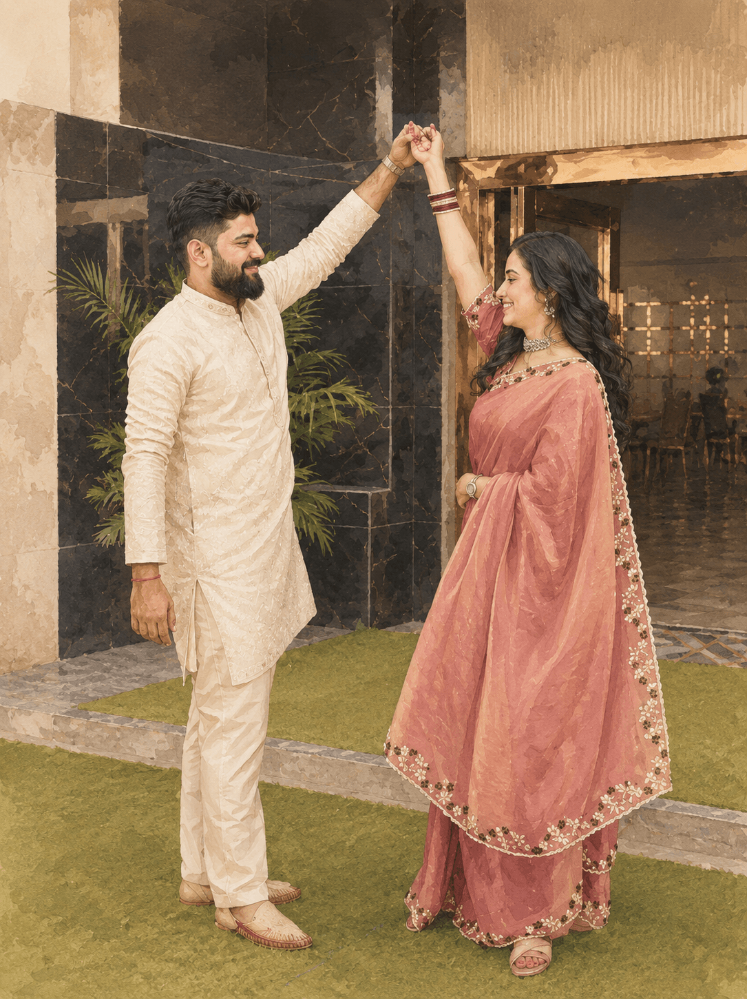 Ladies Sangeet — Akanksha and Yogesh